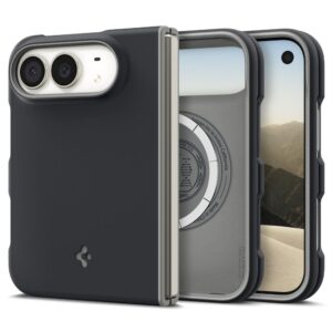 Spigen NANO POP MAG MAGSAFE IPHONE DUO DĖKLAS BLACK SESAME