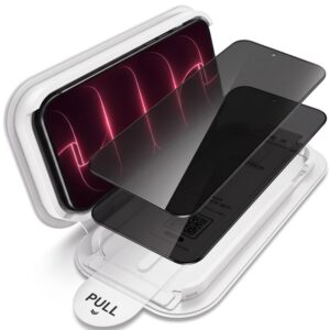 PRIVATUMĄ UŽTIKRINANTIS STIKLAS Tech-Protect ONETOUCH SET SPY+ 2-PACK iPhone 18 PRO MAX PRIVACY - Image 2