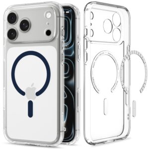 Spigen Ultra Hybrid MagSafe iPhone 17 Pro Max / 18 Pro Max SKAIDRUS/TAMSIAI MĖLYNAS - Image 2
