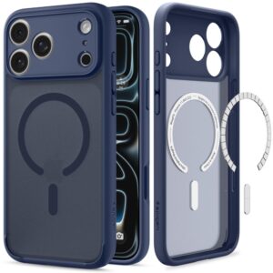 Spigen Ultra Hybrid MagSafe iPhone 17 Pro / 18 Pro MATINIS TAMSIAI MĖLYNAS - Image 2