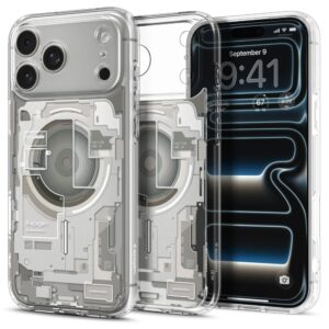 Spigen Ultra Hybrid MagSafe iPhone 17 Pro / 18 Pro ZERO ONE NATŪRALUS TITANAS
