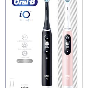Oral-B 80375669 elektrinis dantų šepetėlis Suaugusiems Besisukantis vibruojantis dantų šepetėlis Juoda, Rožinė - Image 1