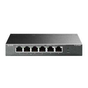 TP-Link TL-SF1006P tinklo komutatorius Ne-valdomas Fast Ethernet (10/100) Maitinimas per Eternetą (PoE) Juoda