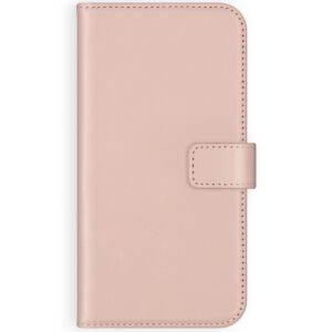 Selencia natūralios odos atverčiamas dėklas, skirtas Samsung Galaxy S20 – Dusty Pink