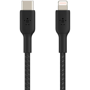 Belkin Boost↑Charge™ pintas Lightning į USB-C laidas – 1 metras – juodas