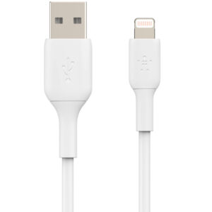 Belkin Boost↑Charge™ Lightning į USB kabelis – 1 metras – Baltas