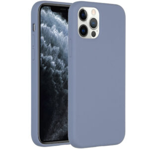 Accezz skysto silikono dėklas, skirtas iPhone 12 (Pro) - levandų pilka