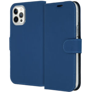 Accezz piniginės tipo TPU atverčiamas dėklas, skirtas iPhone 12 Pro Max – mėlynas