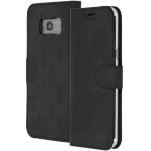 Accezz piniginės tipo TPU atverčiamas dėklas, skirtas Samsung Galaxy S8 Plus – juodas