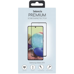 Selencia Premium ekrano apsauga iš grūdinto stiklo, skirta Samsung Galaxy A72 / M53 – juoda