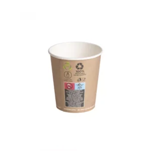Vienkartiniai popieriniai puodeliai Green Leaf, 200/280ml, 50vnt