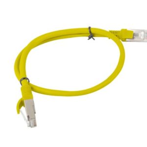 LANBERG PATCHCORD UTP CAT.5E 0,5 M GELTONOS SPALVOS PCU5-10CC-0050-S