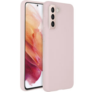 Accezz skysto silikono dėklas, skirtas Samsung Galaxy S21 – rožinis