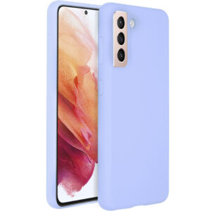 Accezz skysto silikono dėklas, skirtas Samsung Galaxy S21 – violetinis