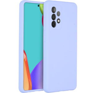 Accezz skysto silikono dėklas, skirtas Samsung Galaxy A52(s) (5G/4G) – violetinis