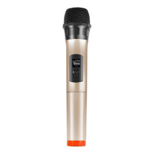 Belaidis dinaminis mikrofonas UHF PULUZ PU628J 3.5mm auksinis