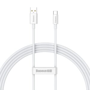 Baseus laidas Superior USB - USB-C 1,5m moon white 100W