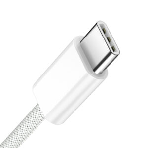 BWOO USB-C – USB-C laidas 1m 60W skirtas iPhone 15 BO-X284 baltas - Image 2