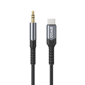 BWOO AUX laidas 3.5mm - USB-C BO-AUX066 juodas
