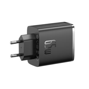 Baseus sieninis įkroviklis Cube Pro PD 65W 2x USB-C 1x USB juodas - Image 4