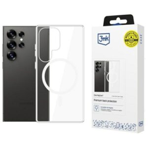 3MK MagCase Samsung Galaxy S25 Ultra skaidrus, suderinamas su MagSafe