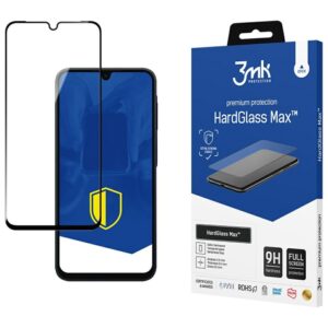 Grūdintas stiklas 3MK HardGlass Max su aplikatoriumi, skirtas Samsung Galaxy A16 4G/5G/ A17 4G/5G