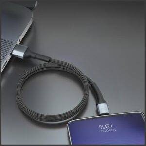 Cable 3MK Hyper Cable N-SERIES USB-A to MicroUSB QC 3.0 5V/2A 10W black - Image 2
