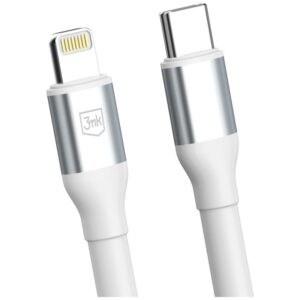 3MK Hyper Cable N-SERIES USB-C į Lightning laidas 1m 9V/3A 27W baltas - Image 3