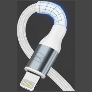 3MK Hyper Cable N-SERIES USB-C į Lightning laidas 1m 9V/3A 27W baltas - Image 6