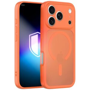 3MK Misty MagCase dėklas, skirtas iPhone 17 Pro / 18 Pro, oranžinis