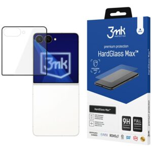 Tempered Glass 3MK HardGlass Max for Samsung Galaxy Z Flip 8 (front) Black