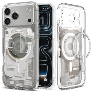 Spigen Ultra Hybrid MagSafe iPhone 17 Pro / 18 Pro ZERO ONE NATŪRALUS TITANAS - Image 3