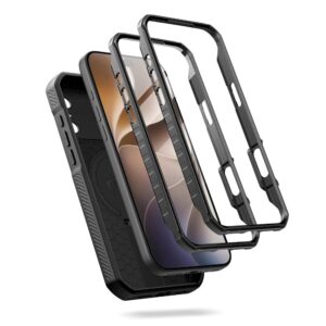 TECH-PROTECT KEVLAR MagSafe 2-SET iPhone 17 Pro Max / 18 Pro Max juodos spalvos - Image 3