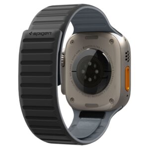 Spigen ATHLEX AIR M APPLE WATCH 8 / 9 / 10 / 11 / SE / ULTRA (44 / 45 / 46 / 49 MM) AKTYVI JUODA/PILKA - Image 3
