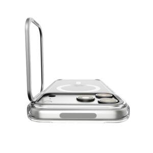 Spigen Ultra Hybrid OPTIK S MagSafe iPhone 17 Pro Max / 18 Pro Max SKAIDRUS/SIDABRINIS - Image 4