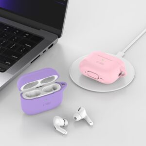 Tech-Protect SILICONE HOOK AIRPODS Pro 1 / 2 ŠVIESIAI MĖLYNAS - Image 3
