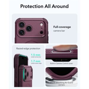 ESR CYBER TOUGH MagSafe iPhone 17 Pro Max / 18 Pro Max TAMSIAI BORDO SPALVOS - Image 3