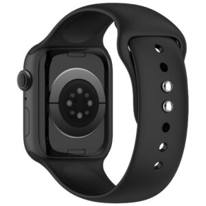 Tech-Protect SILIKONINIS DIRŽELIS WATCH 8 / 9 / 10 / 11 / 12 / SE / ULTRA (44 / 45 / 46 / 49 MM) JUODAS - Image 3