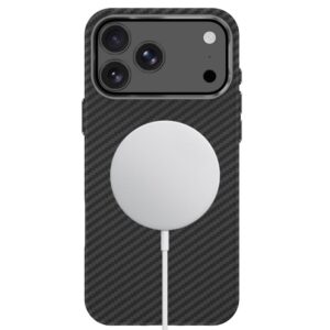 Tech-Protect ION CARBON MagSafe iPhone 17 Pro / 18 Pro JUODAS/SIDABRINIS - Image 4