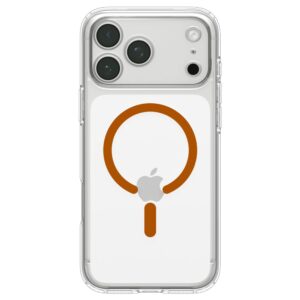 Spigen ULTRA HYBRID MagSafe iPhone 17 Pro Max / 18 Pro Max SKAIDRUS/ORANŽINIS - Image 3