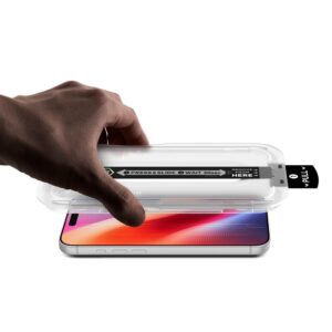 PRIVATUMĄ UŽTIKRINANTIS STIKLAS Spigen GLAS.TR EZ FIT Pro HD AC 2-PACK iPhone 18 Pro Max PRIVACY - Image 3