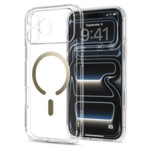 Spigen ULTRA HYBRID MagSafe iPhone 17 Pro / 18 Pro SKAIDRUS/AUKSINIS - Image 3