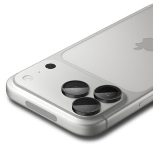 FOTOAPARATO APSAUGA Spigen OPTIK PRO GLAS.TR EZ FIT CAMERA PROTECTOR 2-PACK IPHONE 18 PRO / 18 PRO MAX TAMSIAI PILKA - Image 4