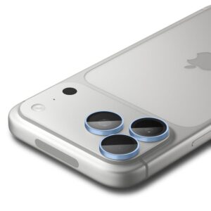 Spigen OPTIK PRO GLAS.TR EZ FIT KAMEROS APSAUGA 2-PACK IPHONE 18 PRO / 18 PRO MAX ŠVIESIAI MĖLYNA - Image 4