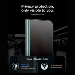 PRIVATUMĄ UŽTIKRINANTIS STIKLAS Spigen GLAS.TR EZ FIT PRO HD AC 2-PACK IPHONE DUO PRIVACY - Image 3