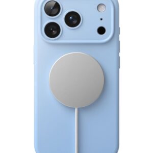 RINGKE SILIKONINIS MAGNETINIS MAGSAFE DĖKLAS iPhone 17 PRO / 18 PRO ŠVIESIAI MĖLYNAS - Image 4