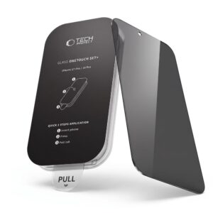 PRIVATUMĄ UŽTIKRINANTIS STIKLAS Tech-Protect ONETOUCH SET SPY+ 2-PACK iPhone 18 PRO MAX PRIVACY - Image 3
