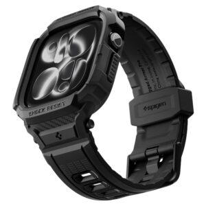 Spigen RUGGED ARMOR PRO APPLE WATCH 12 (46 MM) MATINĖ JUODA - Image 3