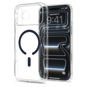 Spigen Ultra Hybrid MagSafe iPhone 17 Pro Max / 18 Pro Max SKAIDRUS/TAMSIAI MĖLYNAS - Image 3