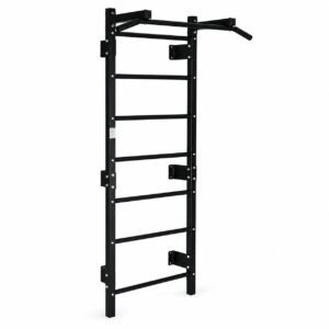 Gimnastikos sienelė 228 cm, prisitraukimų skersinis vaikams ir suaugusiems, juoda MOVEPRO - Image 4